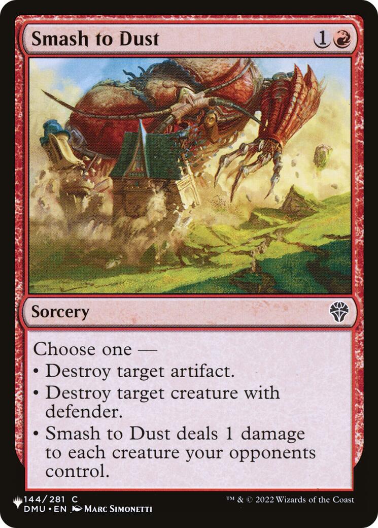 Smash to Dust [LIST - 144/281]
