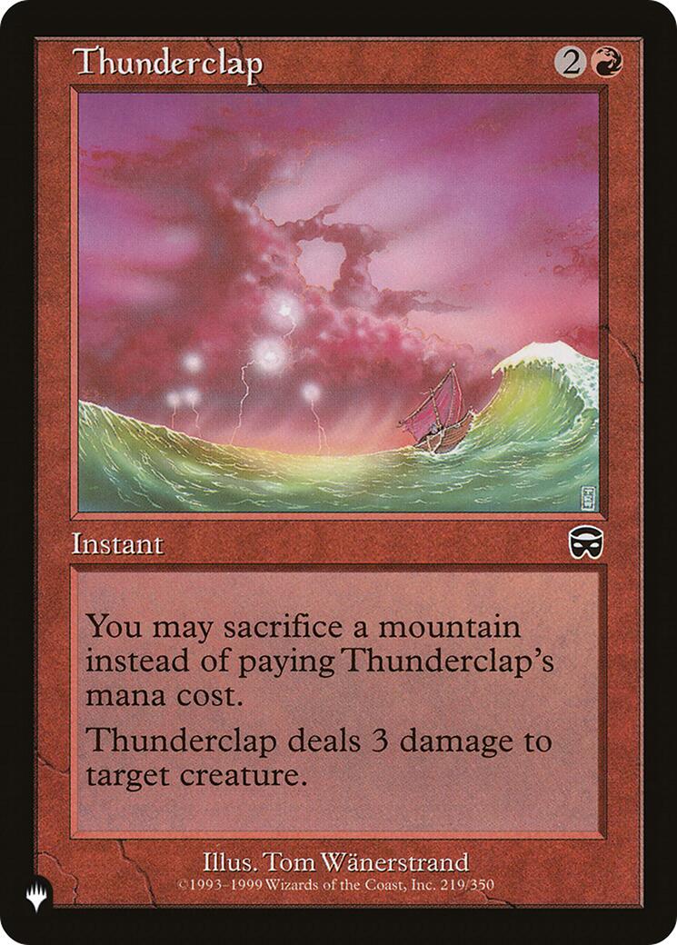 Thunderclap [LIST - 219/350]