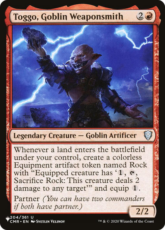 Toggo, Goblin Weaponsmith [LIST - 204/361]