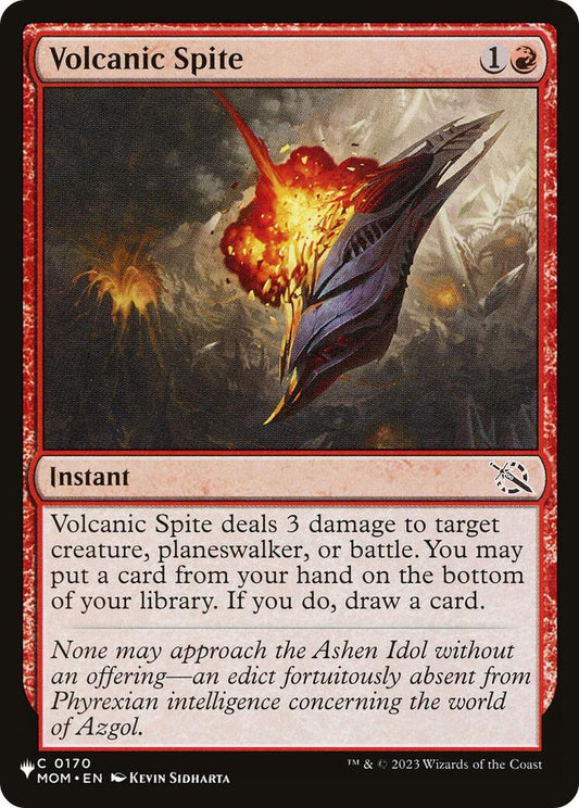 Volcanic Spite [LIST - 0170]