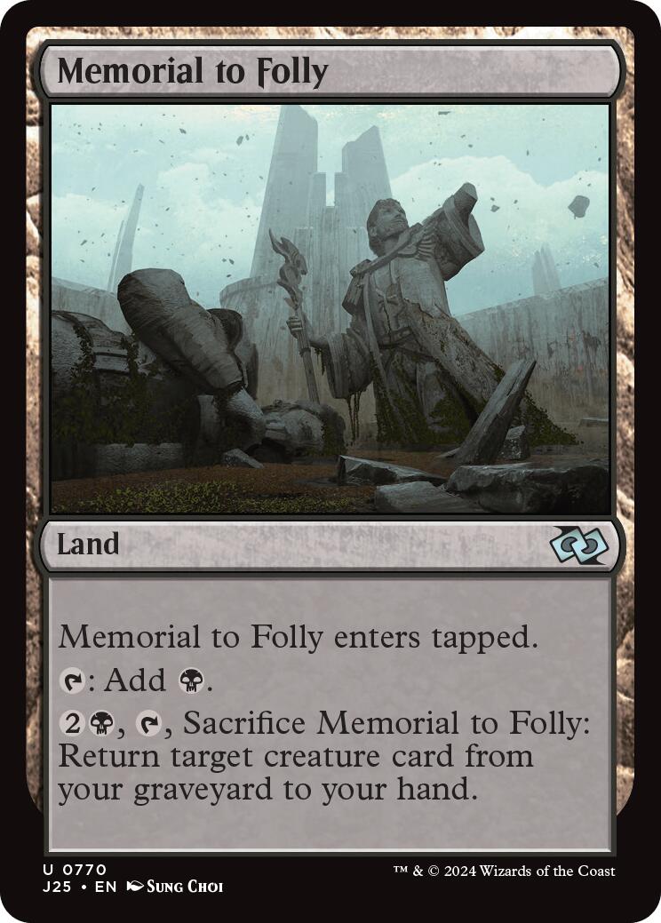 Memorial to Folly [J25 - 770]