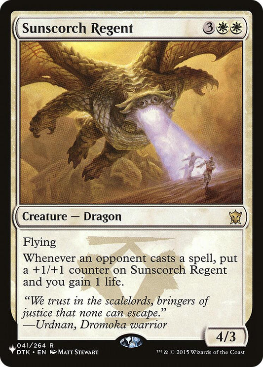Sunscorch Regent [LIST - 41]