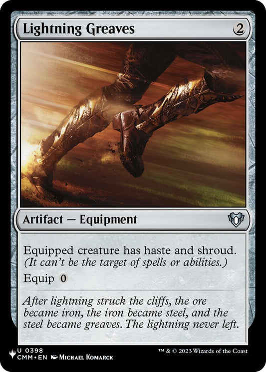 Lightning Greaves (CMM) [LIST - 398]