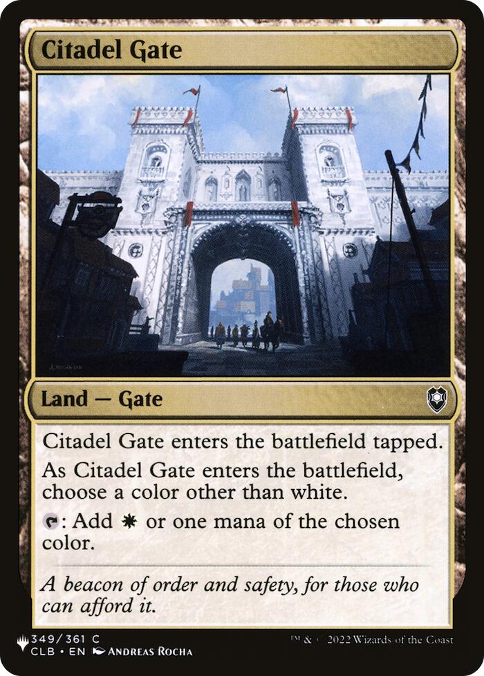 Citadel Gate [LIST - 349]