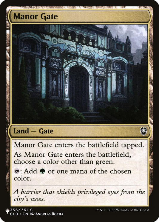 Manor Gate [LIST - 356]