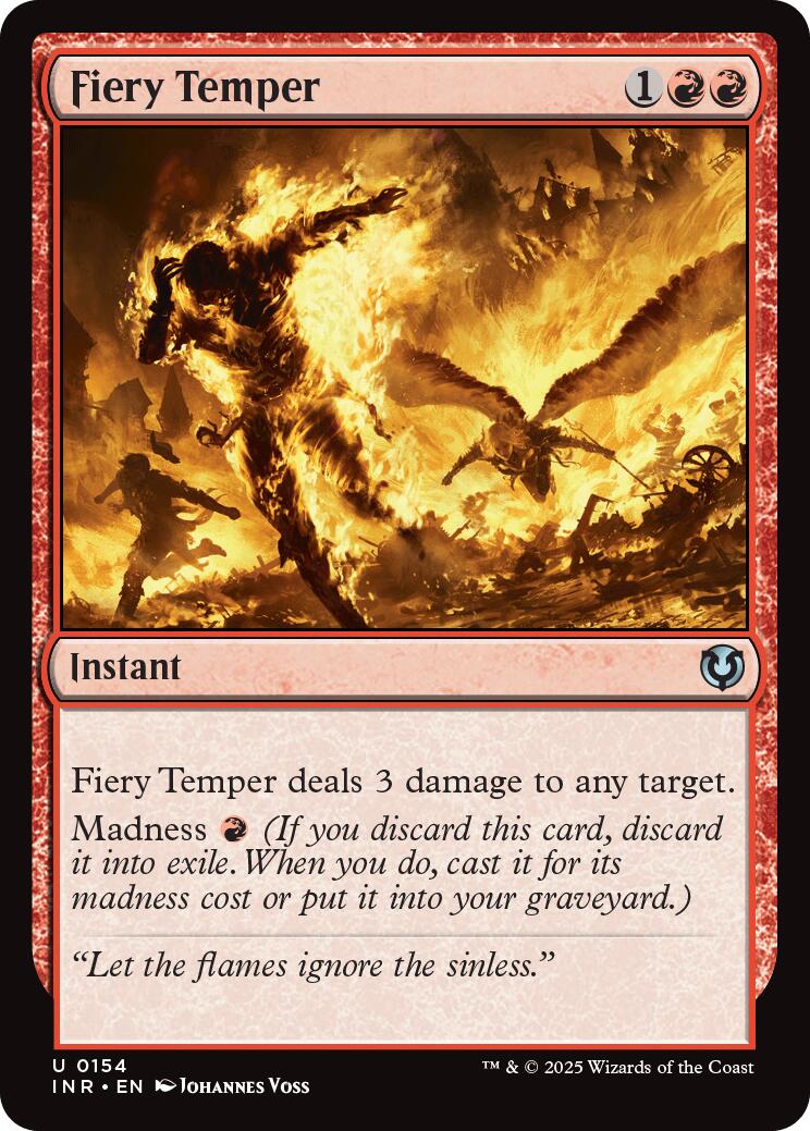 Fiery Temper [INR - 154]