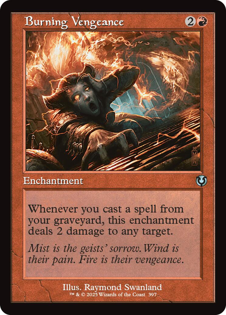 Burning Vengeance (Retro Frame) [INR - 397]