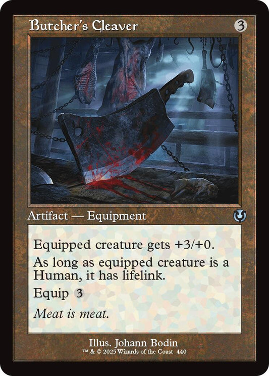 Butcher's Cleaver (Retro Frame)