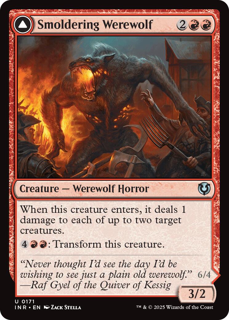 Smoldering Werewolf [INR - 171]