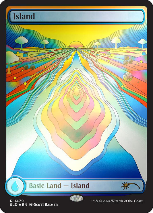 Island (1479) (Rainbow Foil) [SLD - 1479]