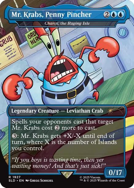 Mr. Krabs, Penny Pincher - Charix, the Raging Isle [SLD - 1927]