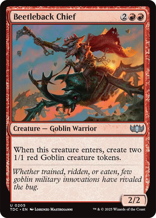 Beetleback Chief [TDC - 205]
