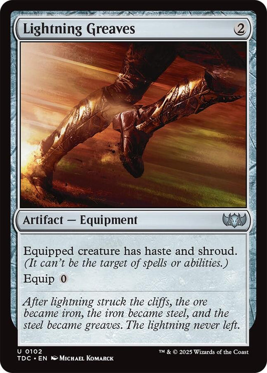Lightning Greaves [TDC - 102]