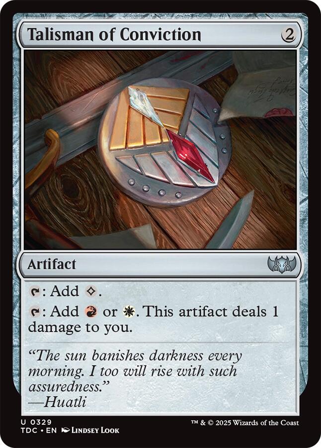 Talisman of Conviction [TDC - 329]