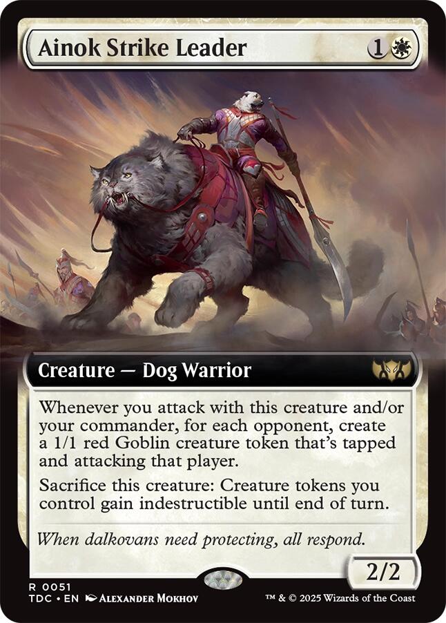 Ainok Strike Leader (Extended Art) [TDC - 51]