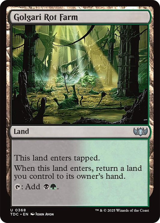 Golgari Rot Farm [TDC - 368]