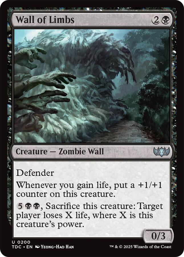 Wall of Limbs [TDC - 200]