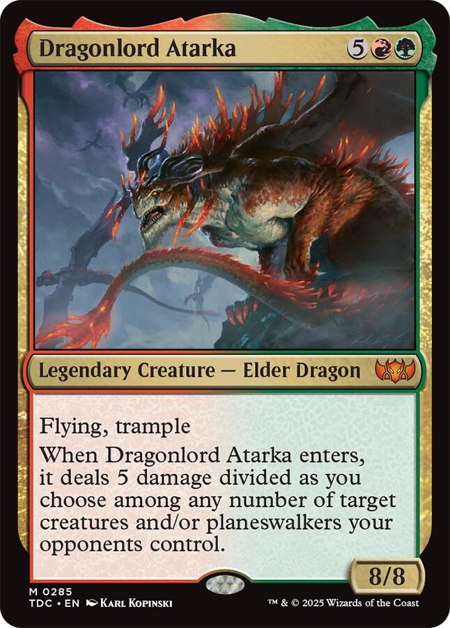 Dragonlord Atarka [TDC - 285]