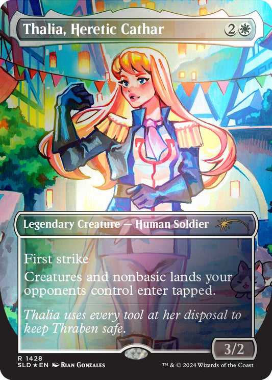 Thalia, Heretic Cathar (Rainbow Foil) [SLD - 1428]