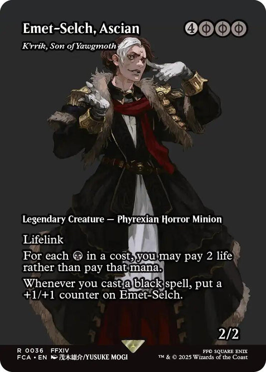 Emet-Selch, Ascian - K'rrik, Son of Yawgmoth (Showcase) [FCA - 36]