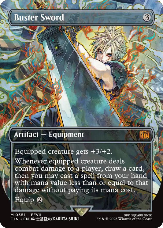 Buster Sword (Borderless) [FIN - 351]