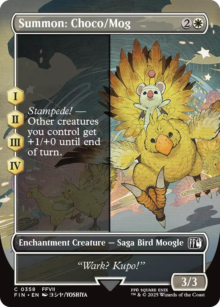 Summon: Choco/Mog (Borderless) [FIN - 358]