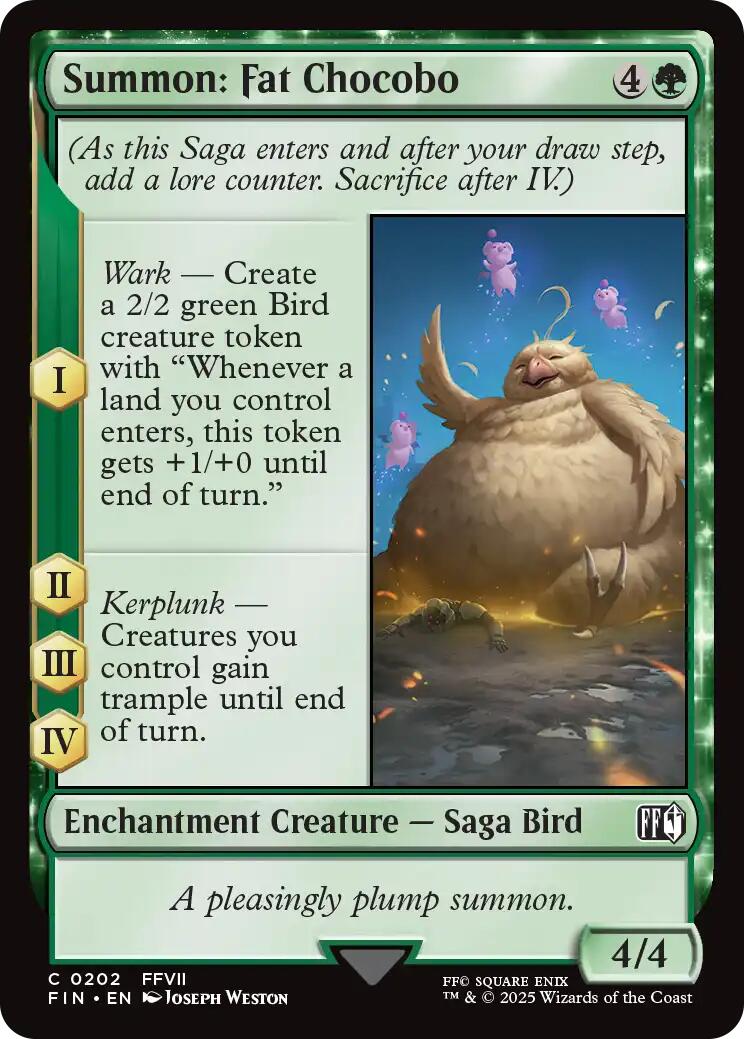 Summon: Fat Chocobo [FIN - 202]