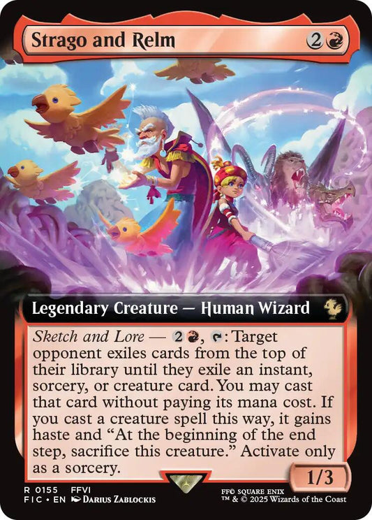 Strago and Relm (Extended Art) [FIC]
