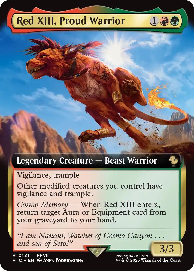 Red XIII, Proud Warrior (Extended Art) [FIC]