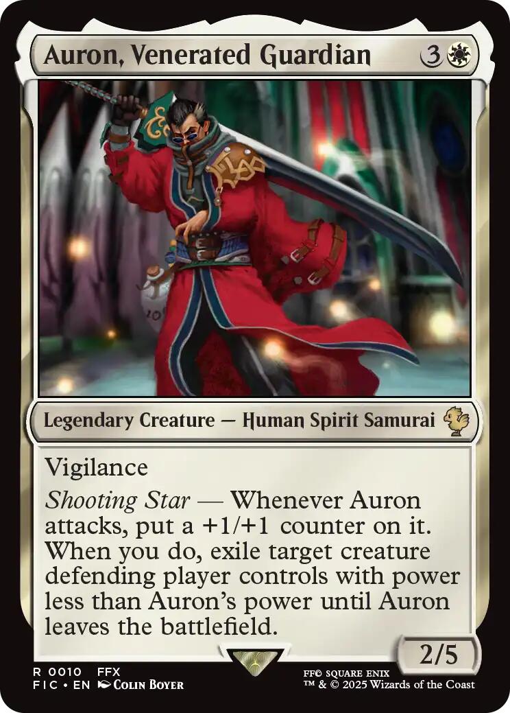 Auron, Venerated Guardian (Surge Foil) [FIC - 10]
