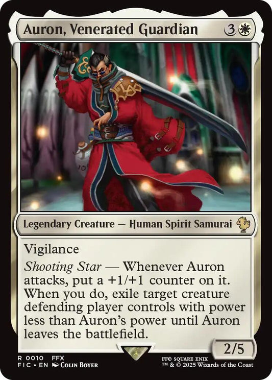 Auron, Venerated Guardian (Surge Foil) [FIC - 10]