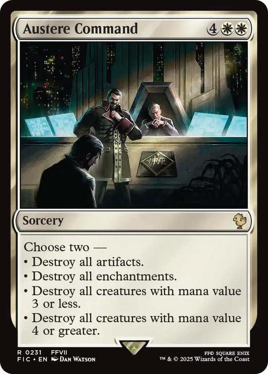 Austere Command (Surge Foil) [FIC - 231]
