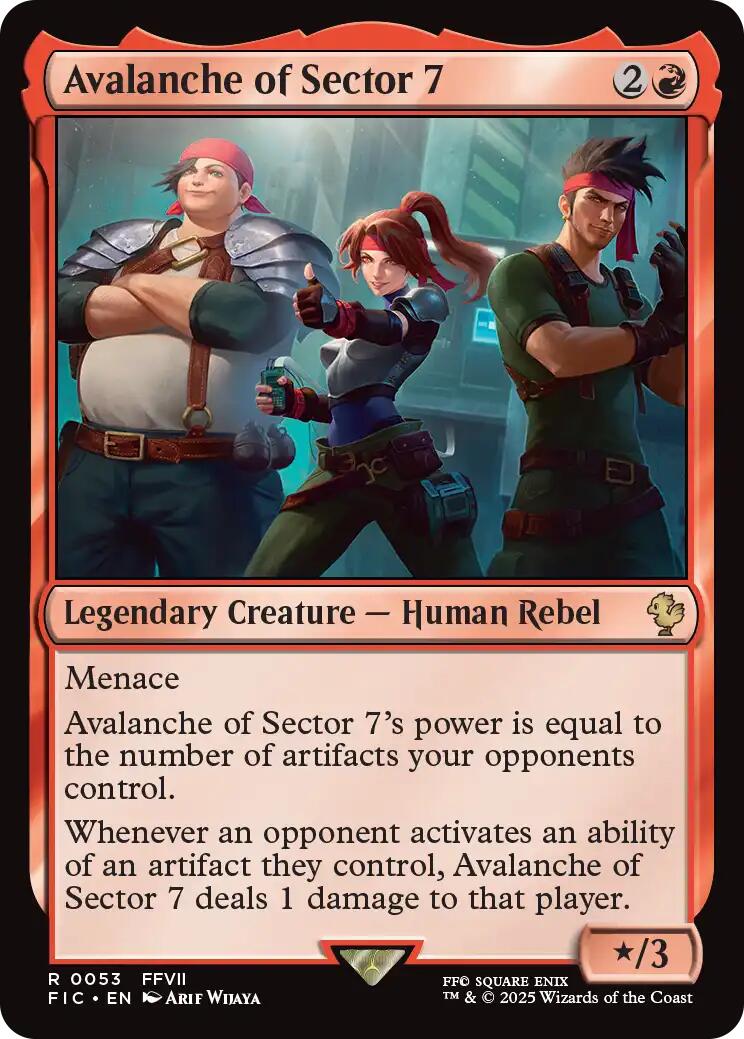 Avalanche of Sector 7 (Surge Foil) [FIC - 53]