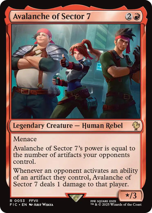 Avalanche of Sector 7 (Surge Foil) [FIC - 53]