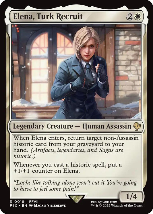 Elena, Turk Recruit (Surge Foil) [FIC - 18]