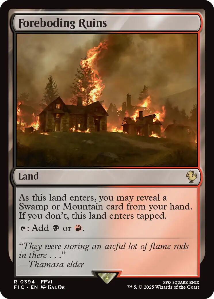 Foreboding Ruins (Surge Foil) [FIC - 394]