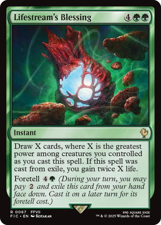 Lifestream's Blessing (Surge Foil) [FIC - 67]