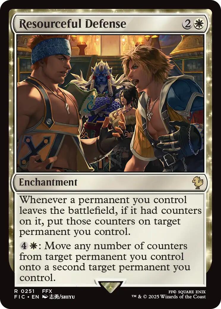 Resourceful Defense (Surge Foil) [FIC - 251]