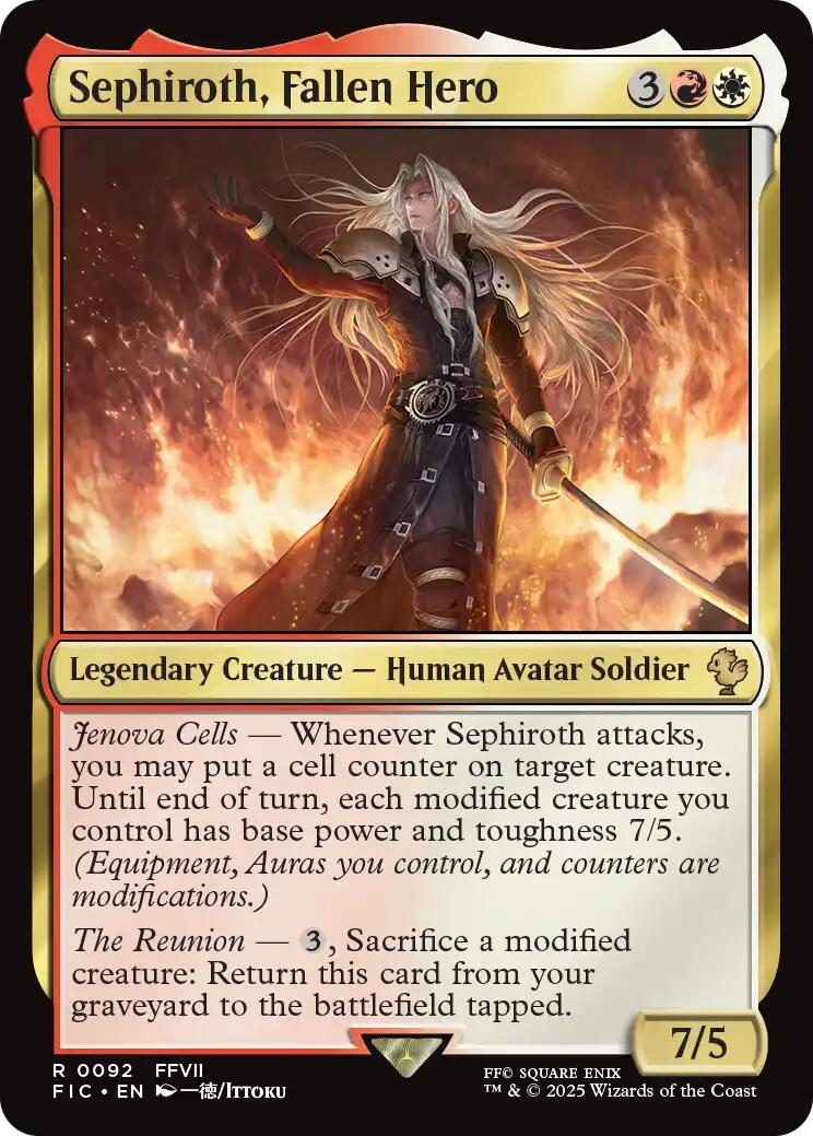 Sephiroth, Fallen Hero (Surge Foil) [FIC - 92]