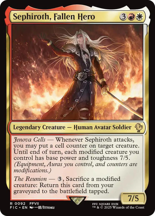 Sephiroth, Fallen Hero (Surge Foil) [FIC - 92]