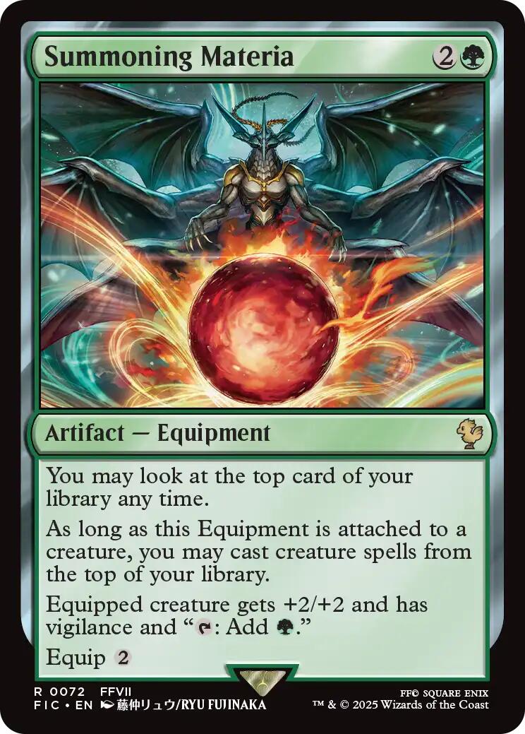 Summoning Materia (Surge Foil) [FIC - 72]