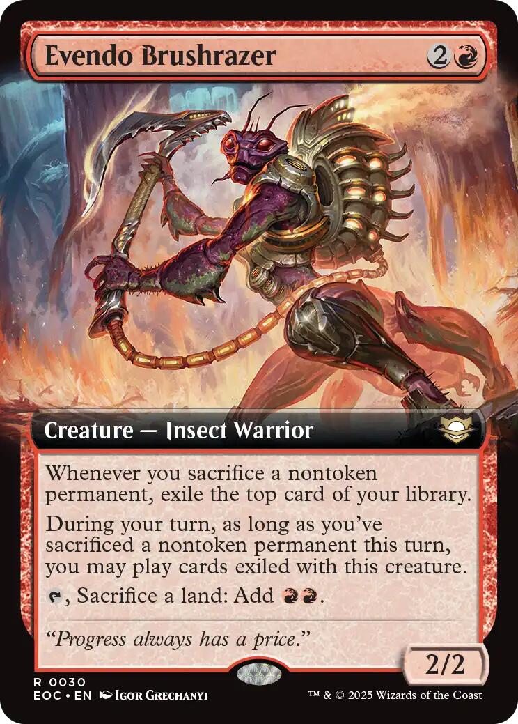 Evendo Brushrazer (Extended Art) [EOC - 30]