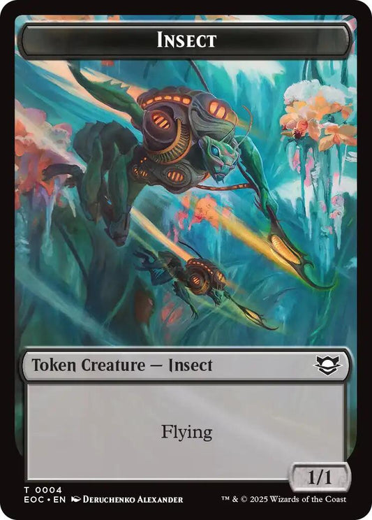 Insect // Elemental (0008) Double-Sided Token