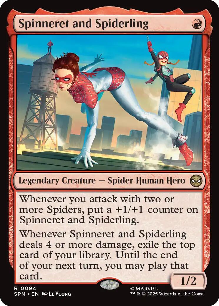 Spinneret and Spiderling