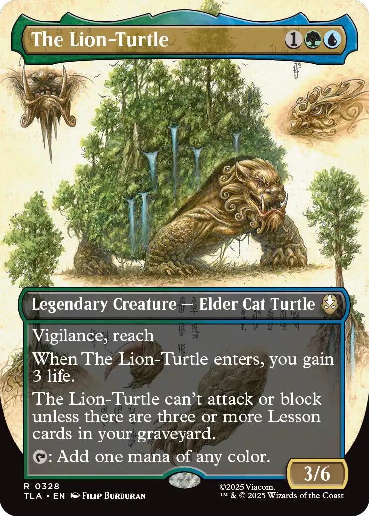 The Lion-Turtle (Borderless)