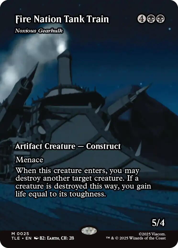 Fire Nation Tank Train - Noxious Gearhulk (Borderless)