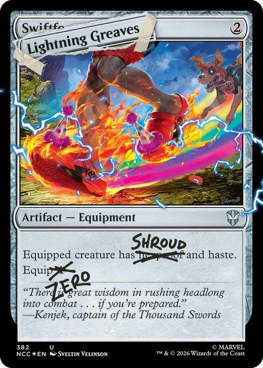 Lightning Greaves (382) (Pool Party Foil)