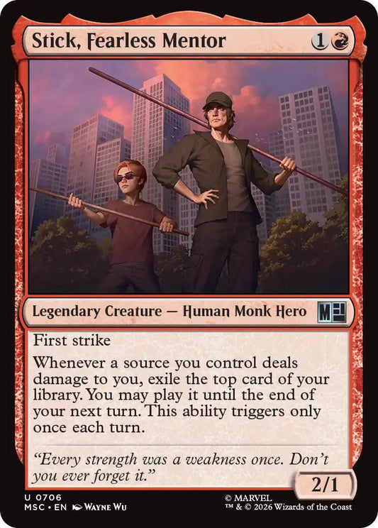 Stick, Fearless Mentor