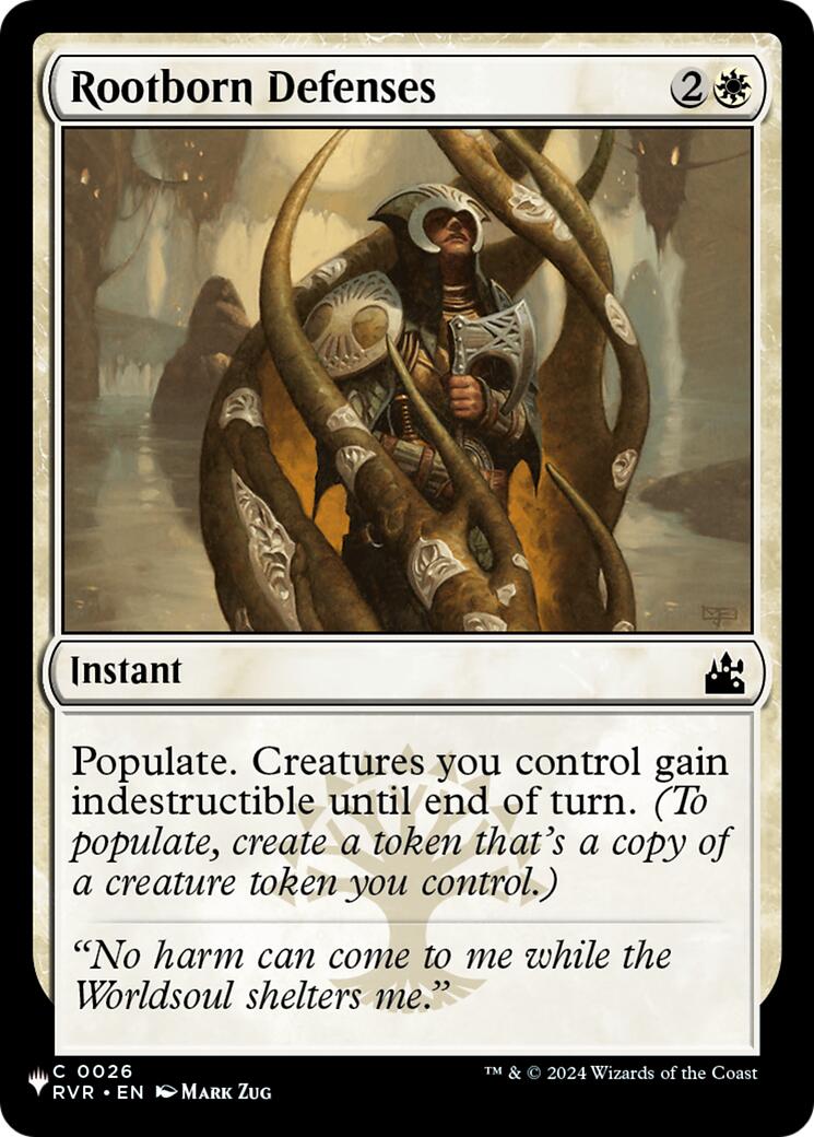 Rootborn Defenses (RVR)
