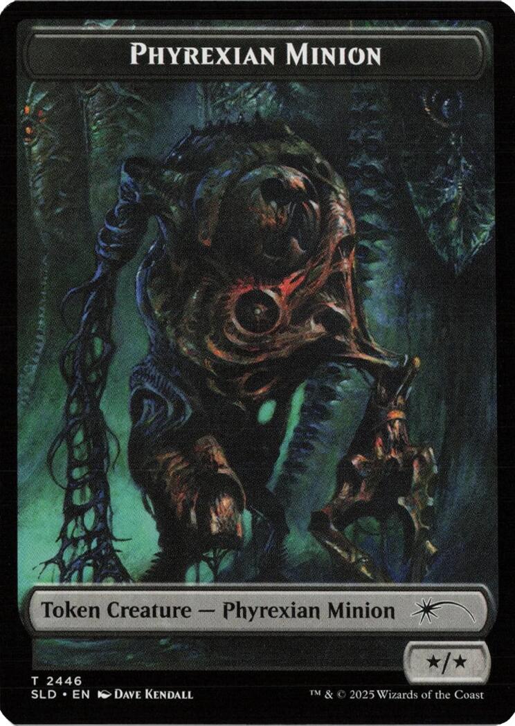 Phyrexian Minion (SLD) // Angel (LCI) Double-sided Token